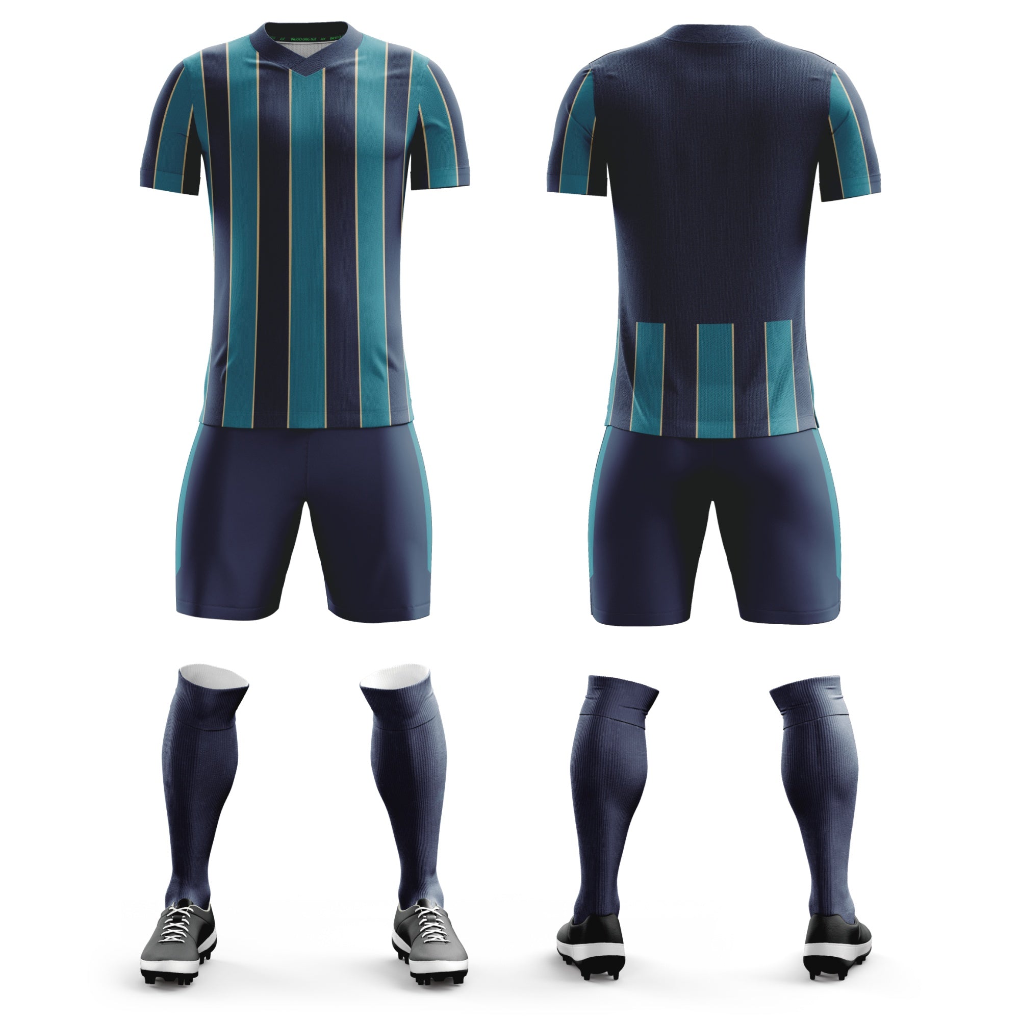 Stripe5 - Custom Soccer Jersey for Audlt Sublimation